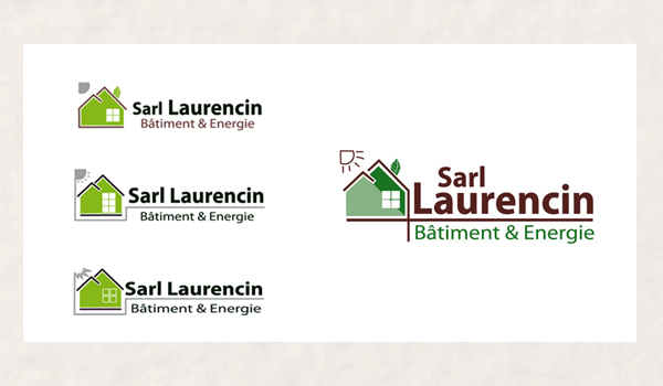 <br /> Entreprise LAURENCIN <br />
      	Création logo <br />
		Gros-œuvre avec Energies vertes 